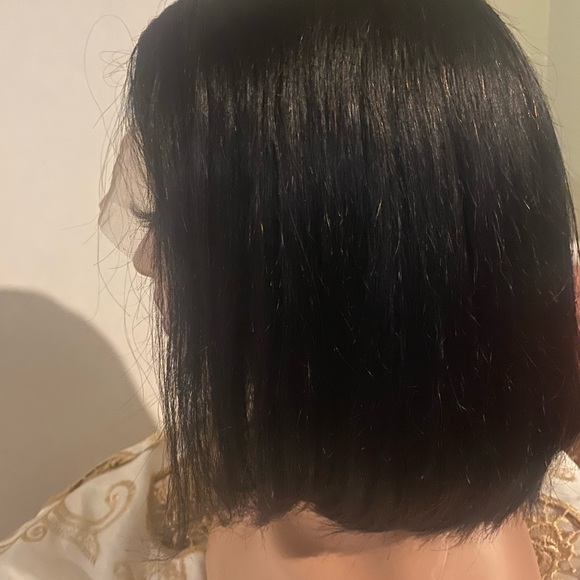 Wig 100% human for sale, short bob wig wig lace front human hair wigs for women. - Picture 10 of 15
